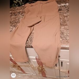 Ophelia Roe Women's Slacks Size 14 Like New Coco Taupe